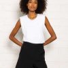 Tops & Blouses | Pala D'oro Sport Sleeveless T-Shirt In White