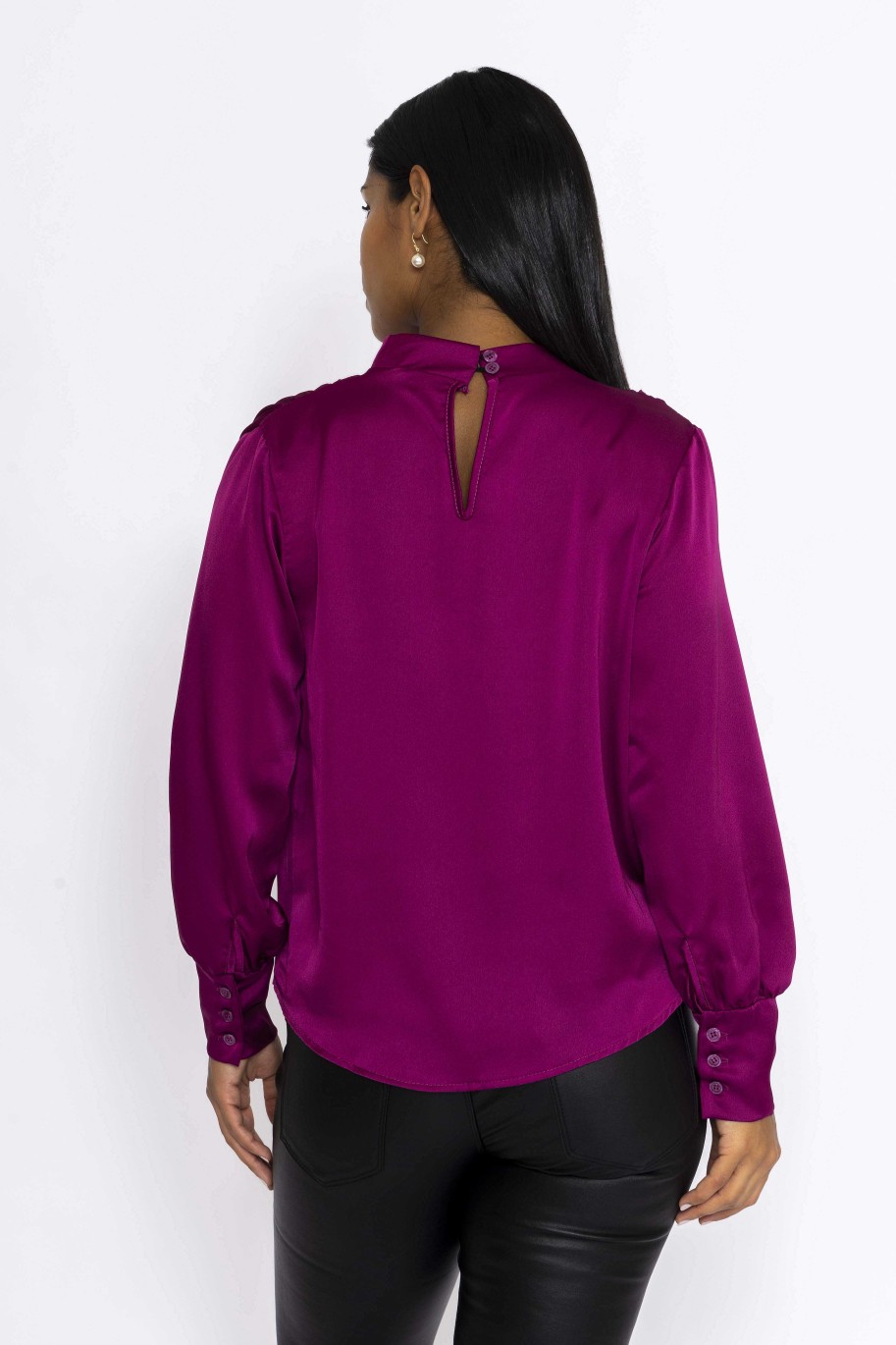 Tops & Blouses | Pala D'oro Gigi Sateen Top In Magenta