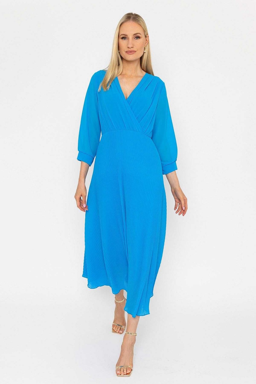 Dresses & Jumpsuits | Pala D'oro Blue Hannah Midi Dress