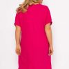 Dresses & Jumpsuits | Ulla Popken Pink Viscose Dress