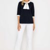 Tops & Blouses | Pala D'oro Bow Neck Scuba Top