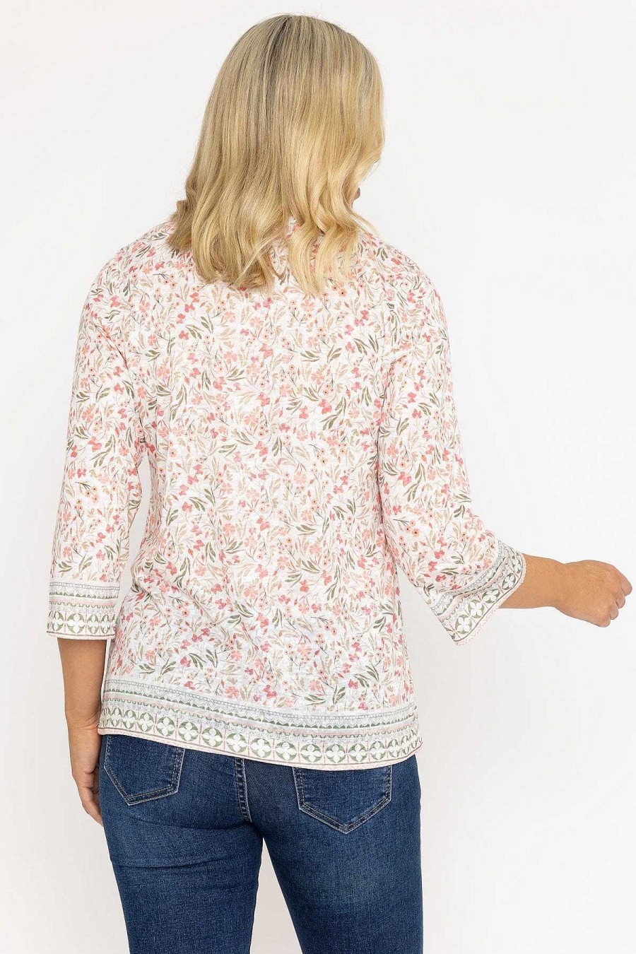 Tops & Blouses | Voulez Vous Pink Printed Plaquet Top