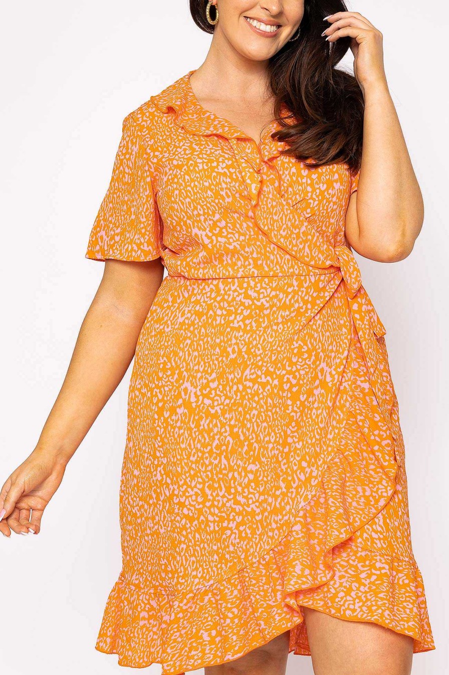 Dresses & Jumpsuits | Vero Moda Curve Curve - Delilah Dress In Orange