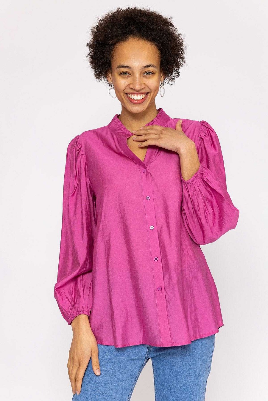 Tops & Blouses | Rowen Avenue Long Sleeve Spring Blouse In Pink