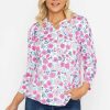 Tops & Blouses | Voulez Vous Printed Jersey Top In Pink