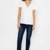 Tops & Blouses | Rowen Avenue Lace V-Neck Top In Ivory