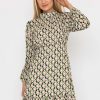 Dresses & Jumpsuits | Pala D'oro Nadia Mini Dress In Khaki Print