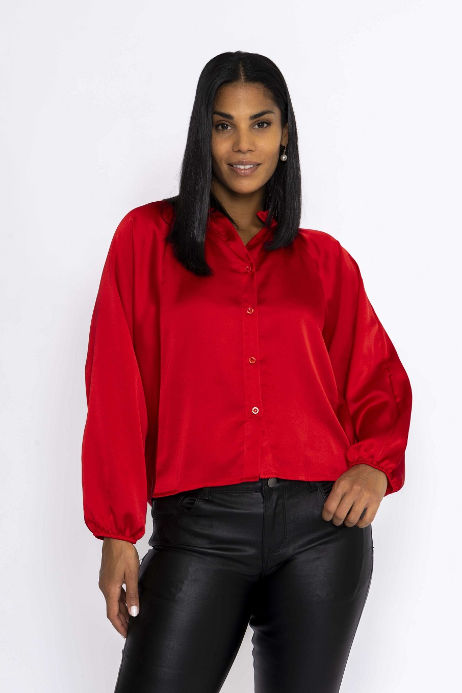 Tops & Blouses | Pala D'oro Batwing Blouse In Red