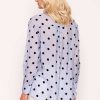 Tops & Blouses | Kelly & Grace Weekend Polka Dot Shirt In Sage