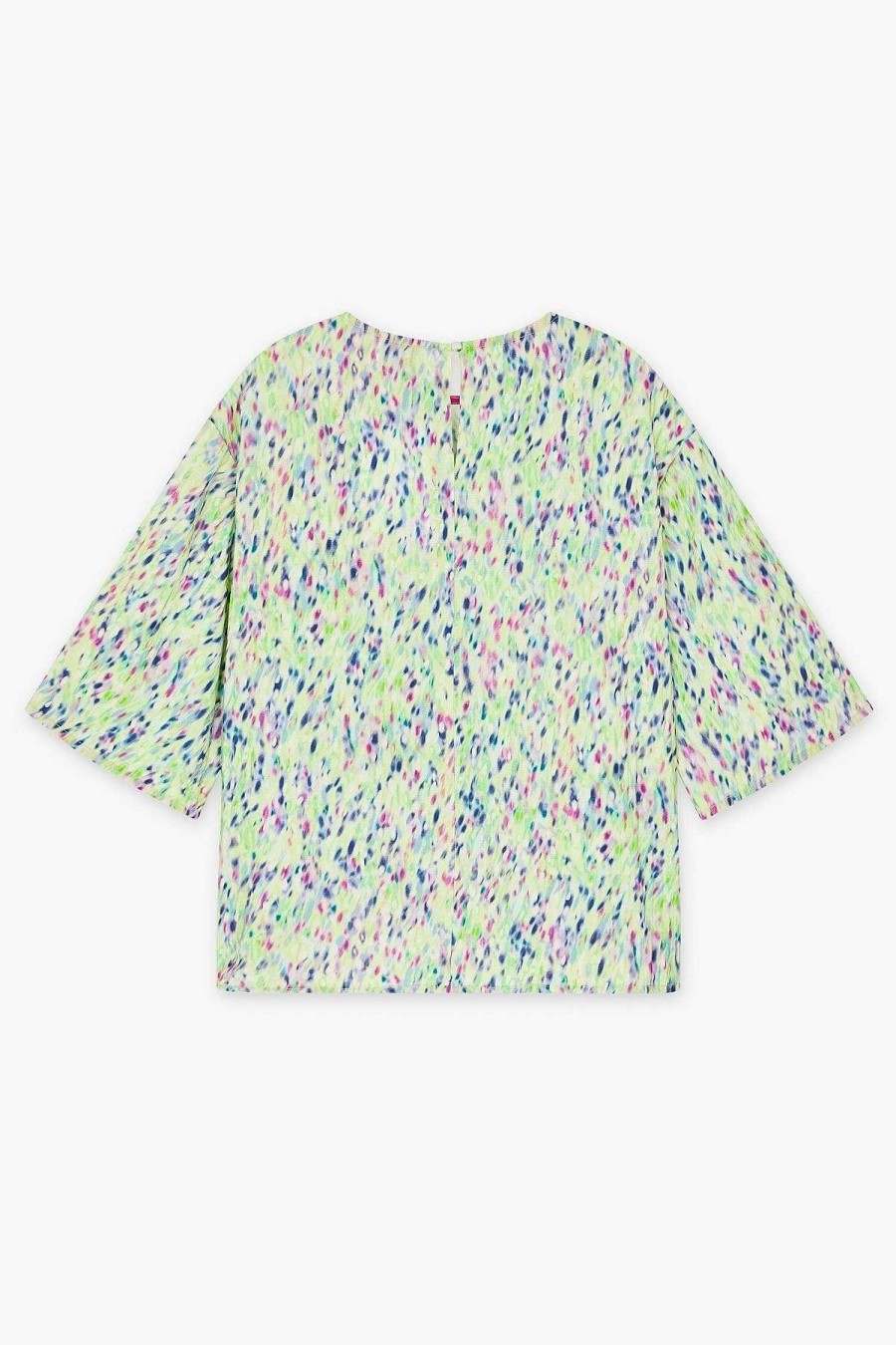 Tops & Blouses | Cks Fashion Storm Blouse In Green Print