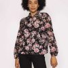 Tops & Blouses | Rowen Avenue Organza Floral Blouse In Print