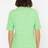 Tops & Blouses | Kelly & Grace Weekend Stripe Jersey Top In Green