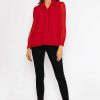 Tops & Blouses | Rowen Avenue Dobby Texture Blouse In Red