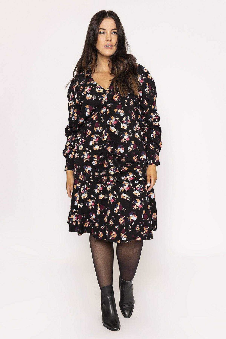 Dresses & Jumpsuits | Vero Moda Curve Curve - Prina V-Neck Long Sleeve Dress