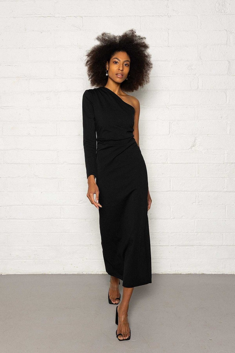 Dresses & Jumpsuits | Pala D'oro Sport Robyn Midi Dress In Black