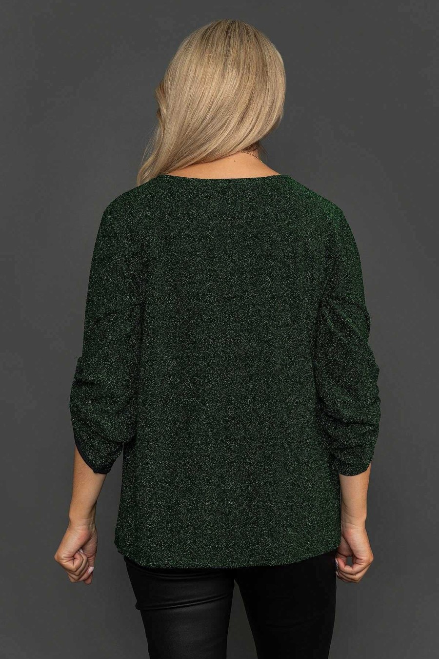 Tops & Blouses | Pala D'oro Shimmer Top In Green