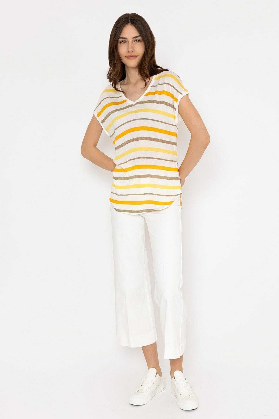 Tops & Blouses | B.Young Striped Rokoko T-Shirt