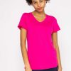 Tops & Blouses | Kelly & Grace Weekend V Neck Tee In Pink