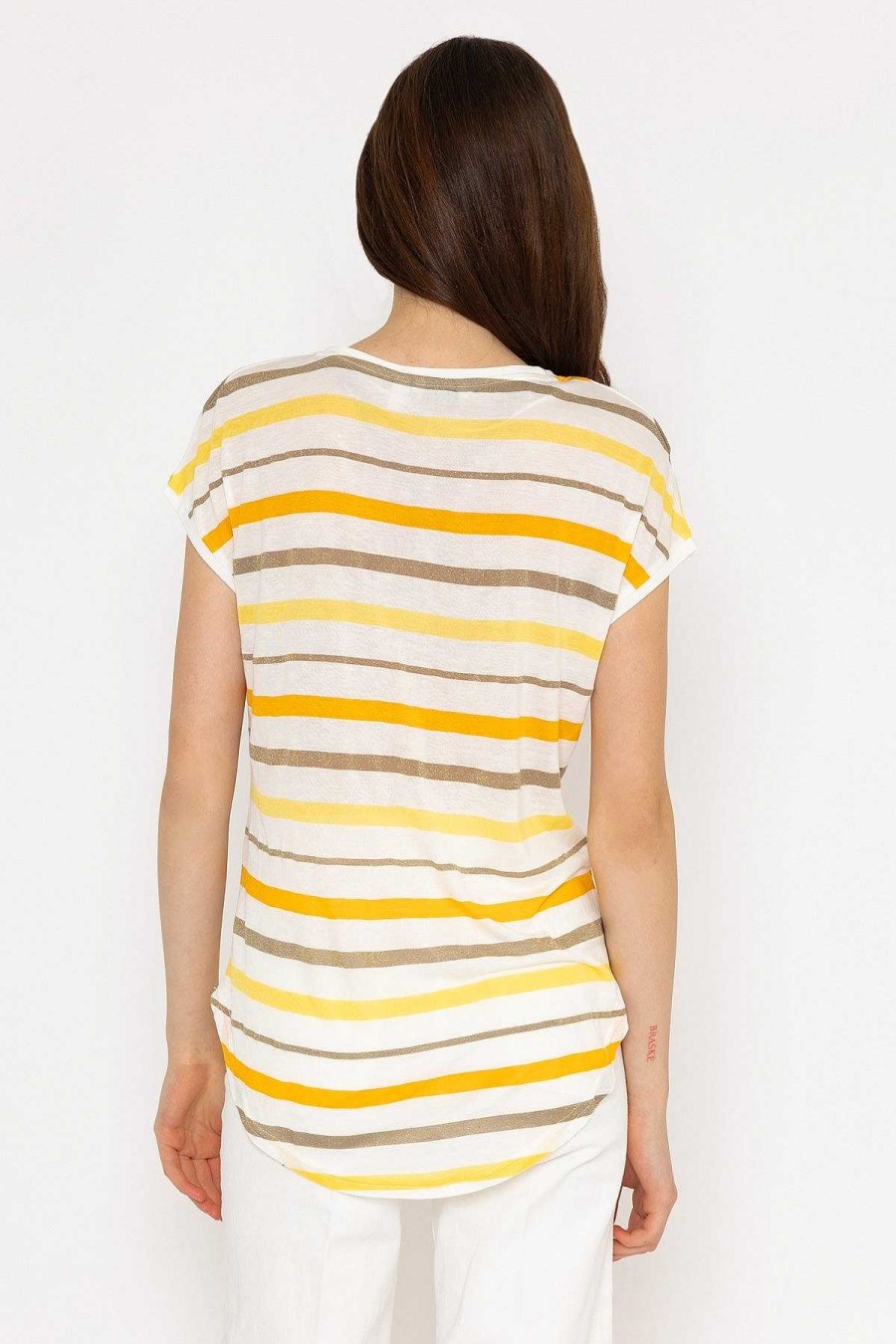 Tops & Blouses | B.Young Striped Rokoko T-Shirt