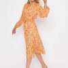 Dresses & Jumpsuits | Pala D'oro Sinead Midi Dress In Orange