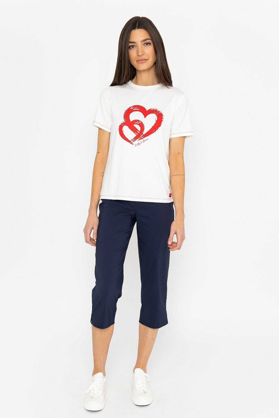 Tops & Blouses | Kelly & Grace Weekend Double Heart Print T-Shirt