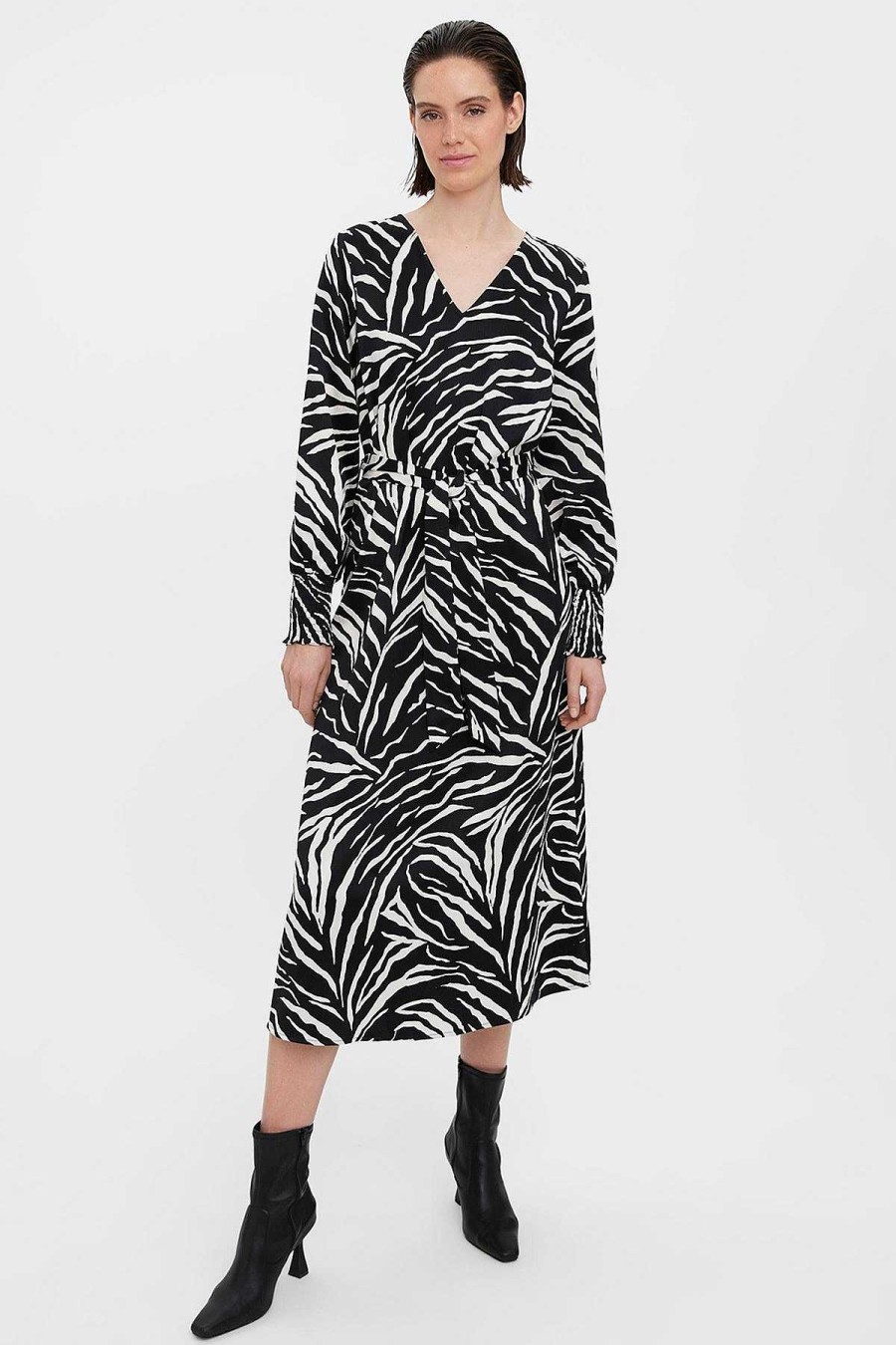 Dresses & Jumpsuits | Vero Moda Liva Dress In Animal Print