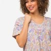 Tops & Blouses | Ulla Popken Pastel Paisley Print Top In Multi