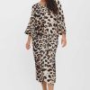 Tops & Blouses | Vero Moda Curve Curve - Ulina V-Neck Blouse In Animal Print