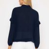 Tops & Blouses | Pala D'oro Lace Up Blouse In Navy