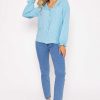 Tops & Blouses | Rowen Avenue Blue Dobby Jacquard Blouse