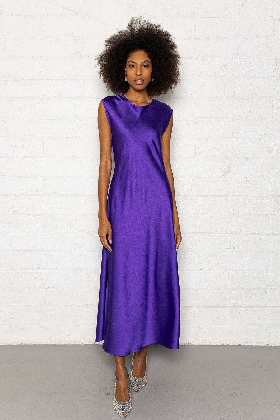 Dresses & Jumpsuits | Pala D'oro Sport Vanessa Midi Dress In Purple