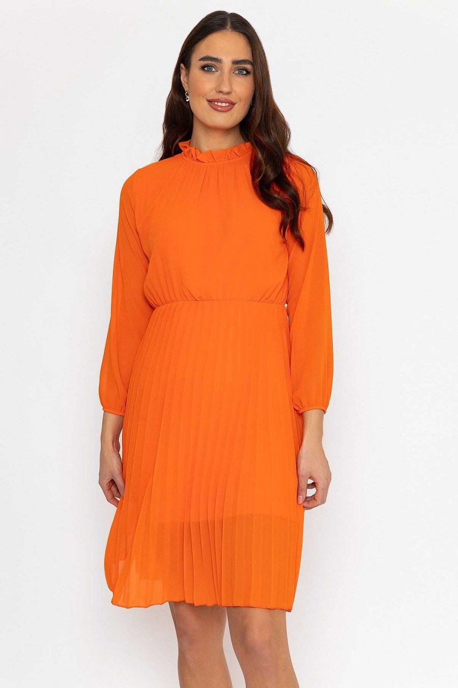 Dresses & Jumpsuits | Pala D'oro Ella Knee Length Dress In Orange