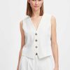 Tops & Blouses | B.Young Bydeceri White Waistcoat