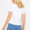 Tops & Blouses | Kelly & Grace Weekend White Aloha Cotton T-Shirt