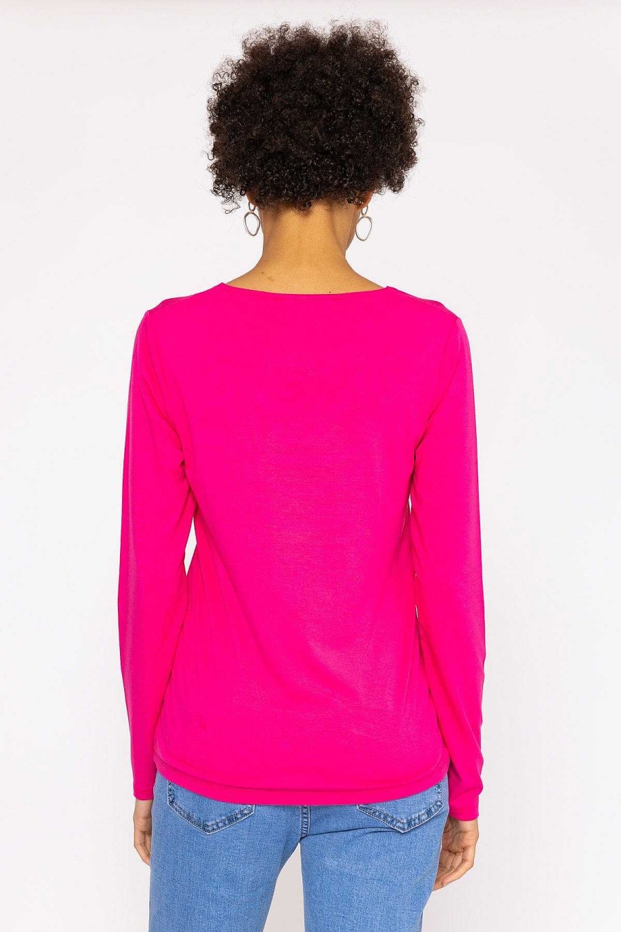 Tops & Blouses | Kelly & Grace Weekend Scoop Neck Tee In Pink