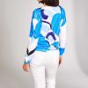 Tops & Blouses | Peruzzi Ocean Print Knit In Blue