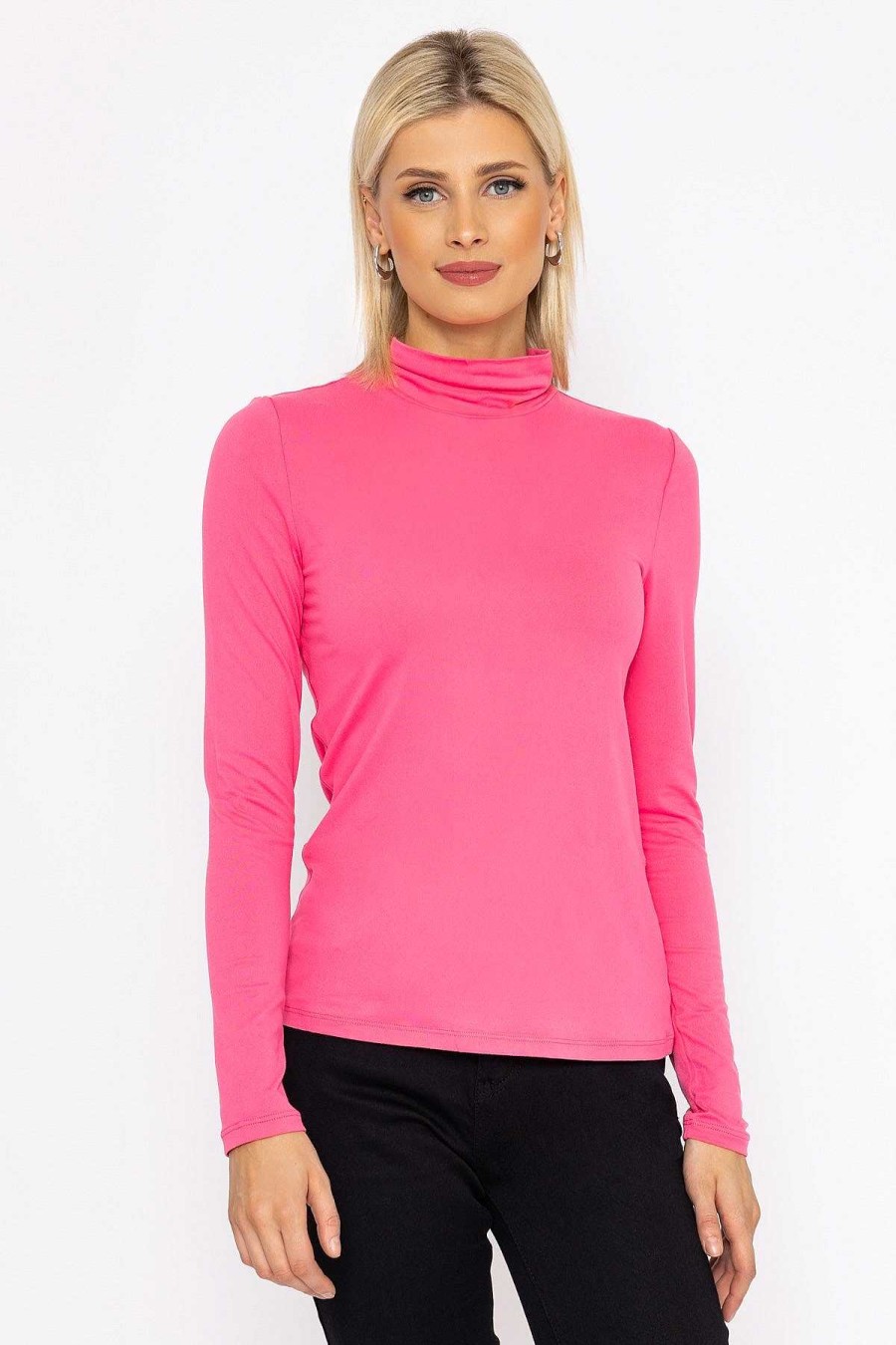 Tops & Blouses | Vero Moda Ina High Neck Top In Pink