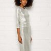 Dresses & Jumpsuits | Pala D'oro Sport Luxx Midi Dress In Silver