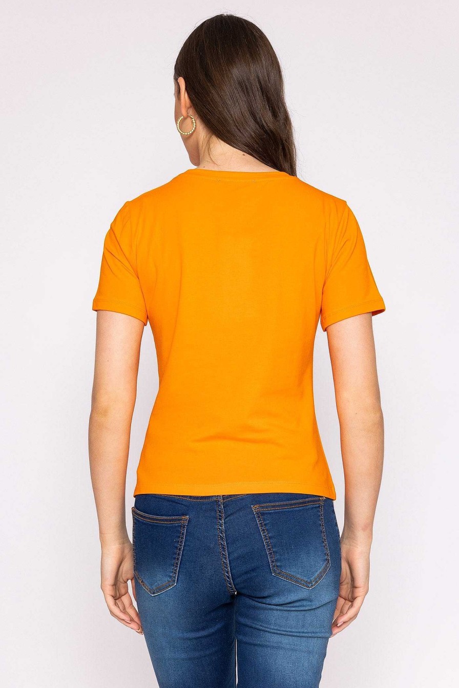 Tops & Blouses | Kelly & Grace Weekend Butterfly T-Shirt In Orange