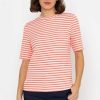 Tops & Blouses | Kelly & Grace Weekend Stripe Jersey Top In Pink