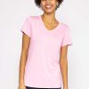 Tops & Blouses | Kelly & Grace Weekend V Neck Tee In Blush