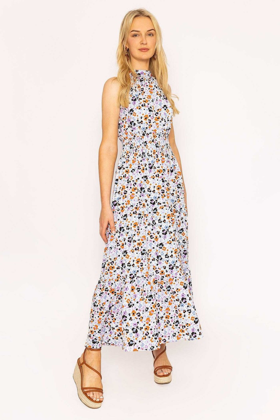 Dresses & Jumpsuits | Nova of London Halter Neck Dress In Light Blue