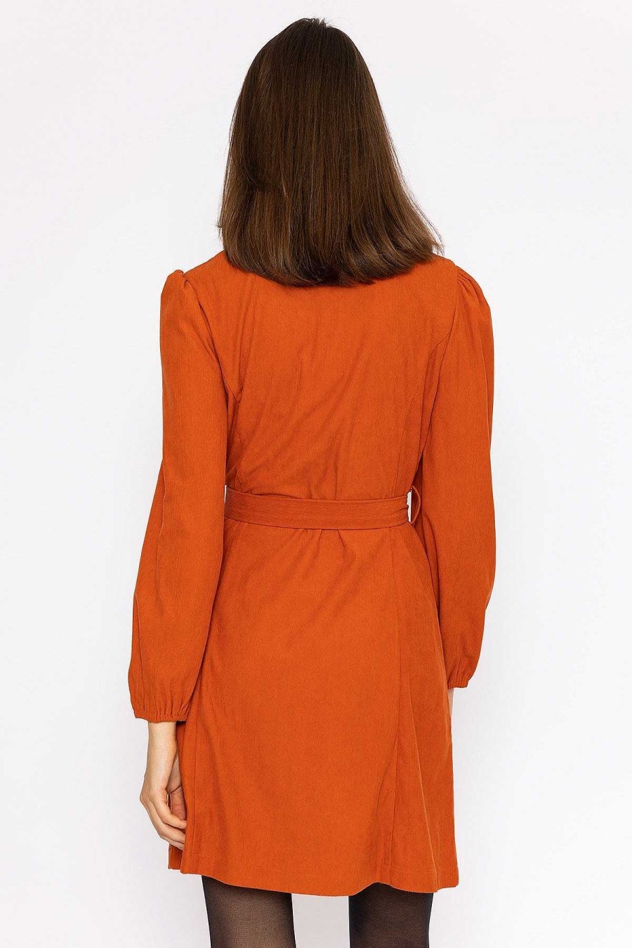 Dresses & Jumpsuits | Rowen Avenue Cord Mini Dress In Rust