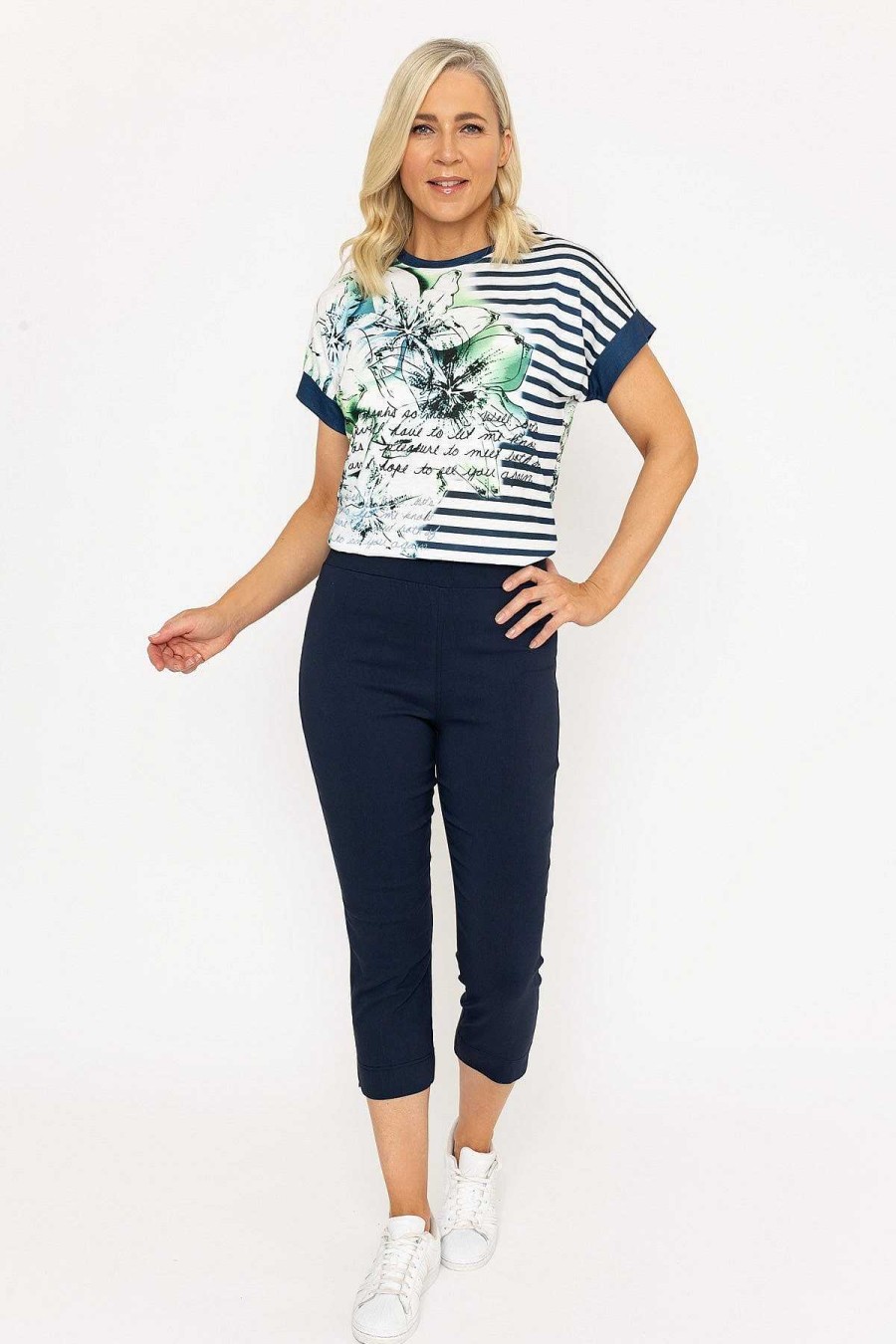 Tops & Blouses | Voulez Vous Printed Blue Top