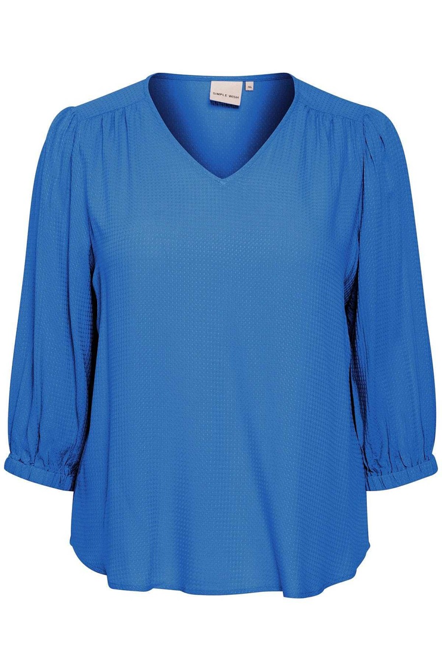 Tops & Blouses | Simple Wish Blue Viscose Top