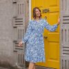 Dresses & Jumpsuits | Rowen Avenue Norah Dress In Blue Print