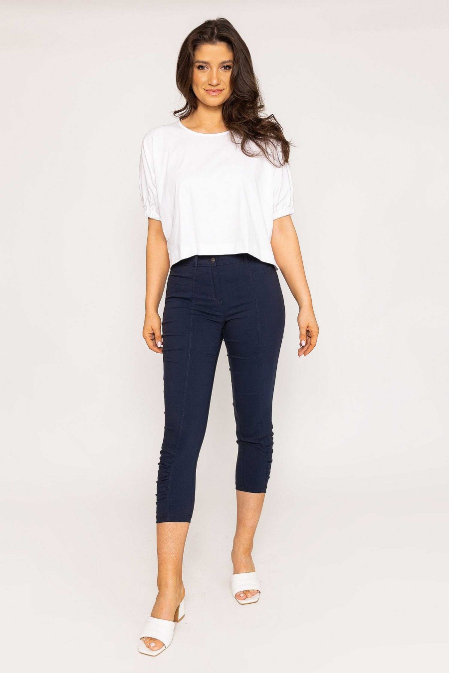 Tops & Blouses | Peruzzi Gathered Cuff Top In White