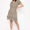 Dresses & Jumpsuits | Pala D'oro Kimberley Short Dress In Khaki Floral Print