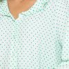 Tops & Blouses | Rowen Avenue Green Dobby Jacquard Blouse