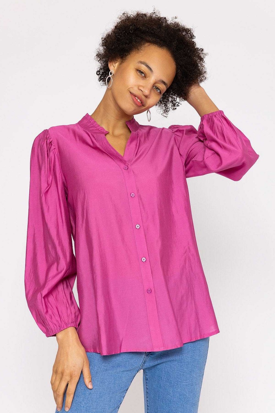 Tops & Blouses | Rowen Avenue Long Sleeve Spring Blouse In Pink